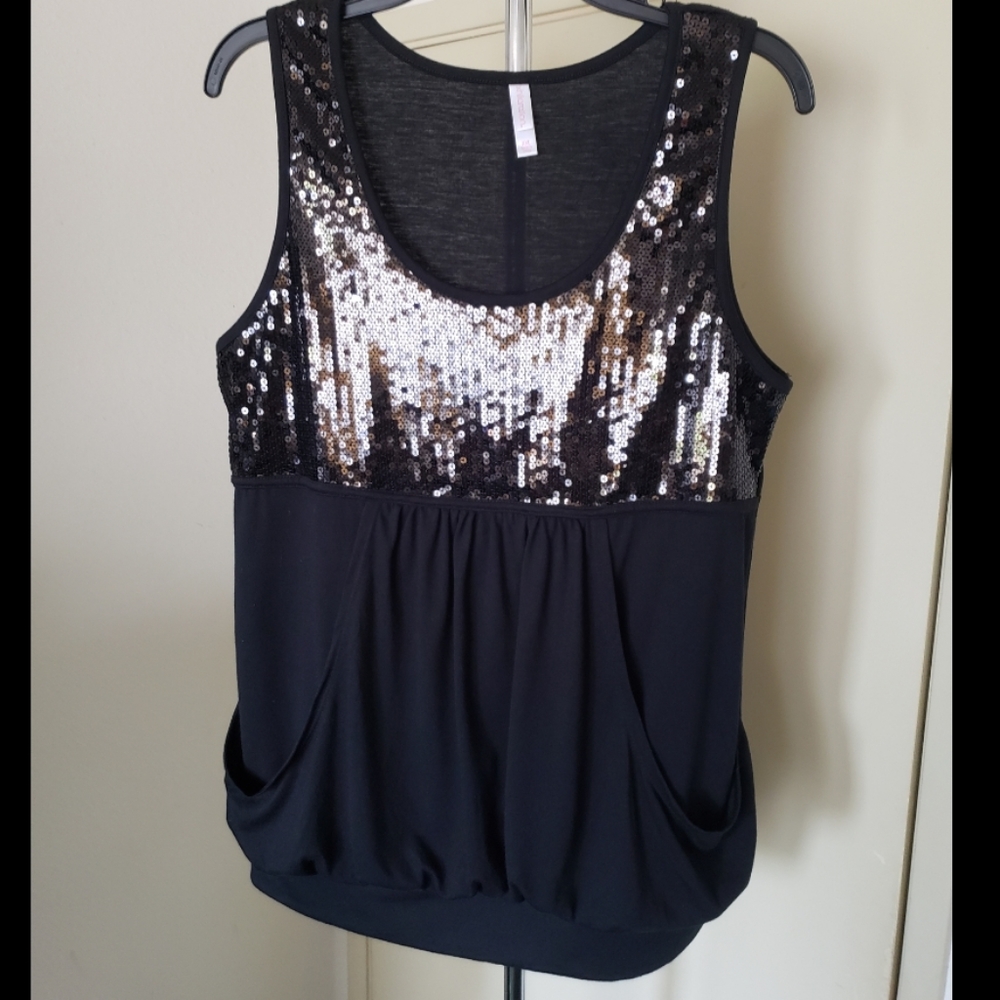 Sequins Tank Top